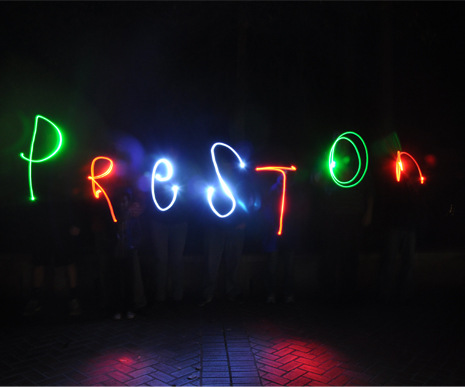 Preston in lights