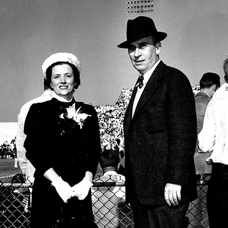 Donald S. Russell and his wife Virginia 