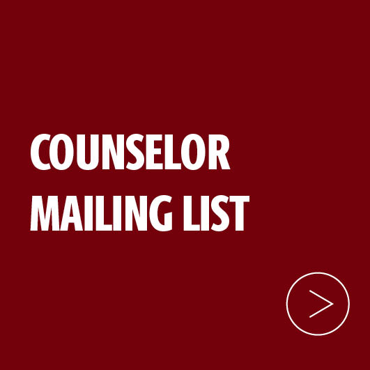 garnet box that states counselor mailing list 