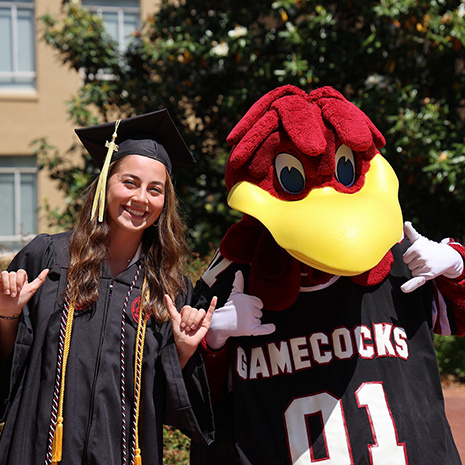 hooding with cocky