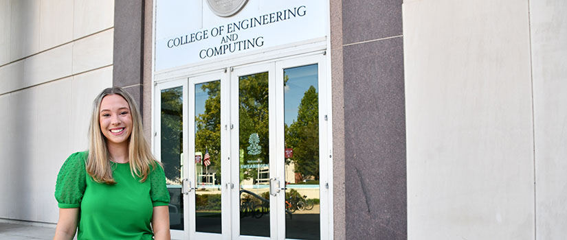 Computer Science and Engineering student Caroline Boozer