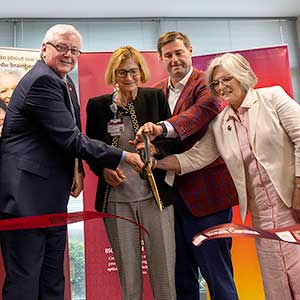 Leadership from USC, South Carolina and Prisma Health cut the ribbon at the new Brain Health clinic in Sumter. 