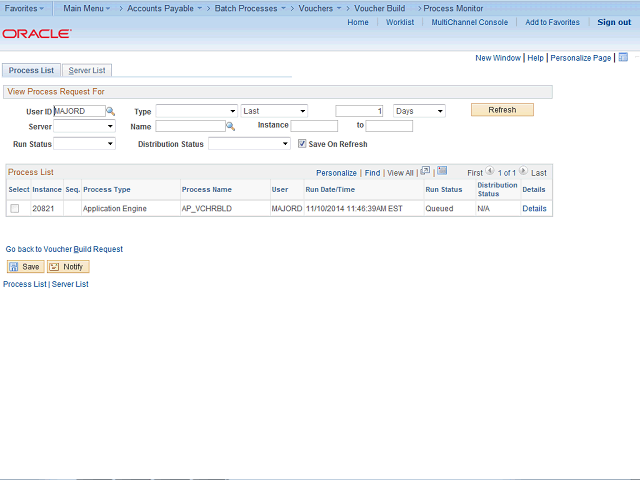 Screen image of this step