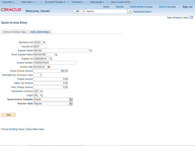 Screen image of this step