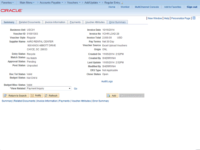 Screen image of this step