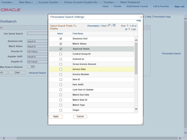 Screen image of this step
