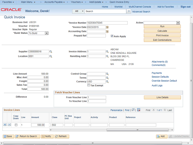 Screen image of this step