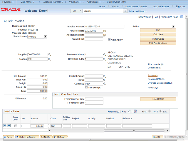 Screen image of this step