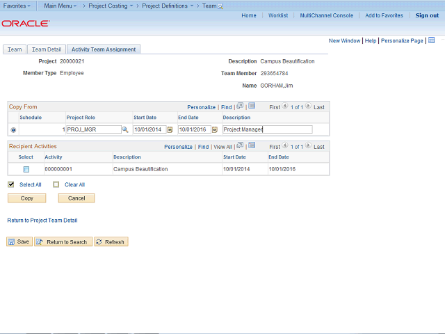 Screen image of this step