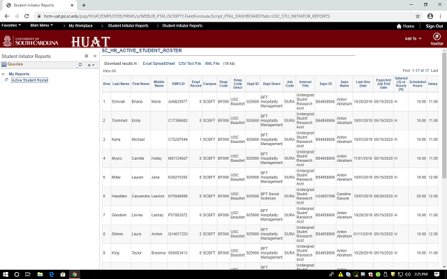Screen image of this step