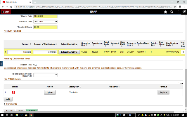 Screen image of this step