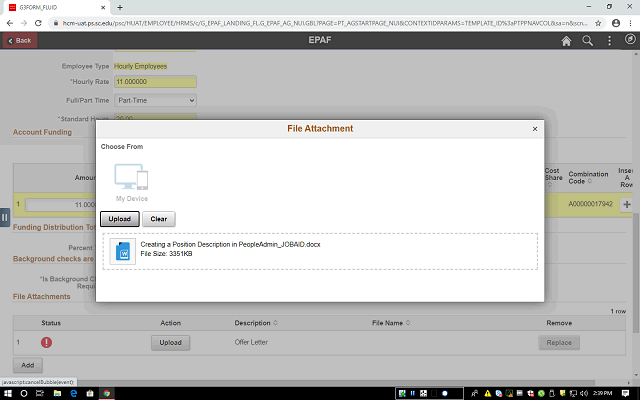 Screen image of this step