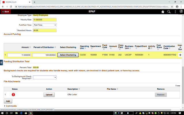 Screen image of this step