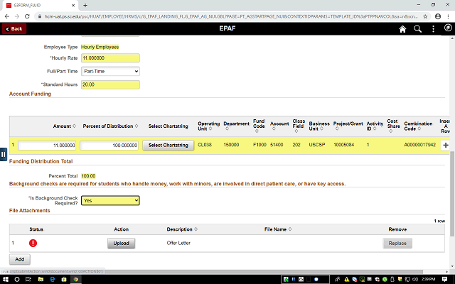 Screen image of this step