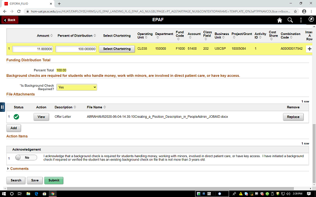 Screen image of this step
