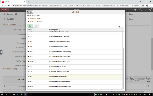 Screen image of this step