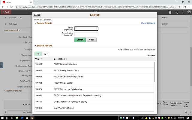 Screen image of this step