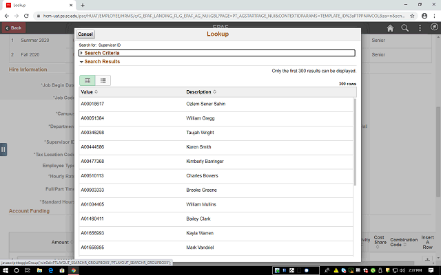Screen image of this step
