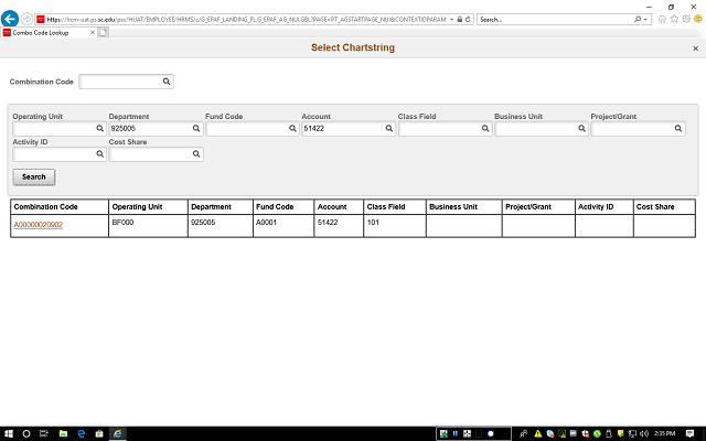 Screen image of this step