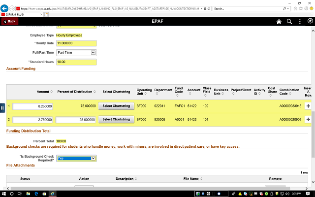 Screen image of this step