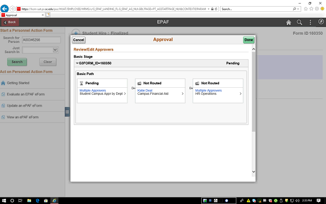 Screen image of this step