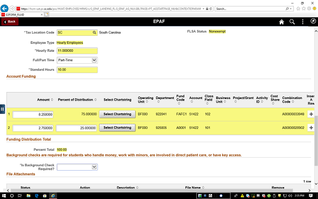 Screen image of this step