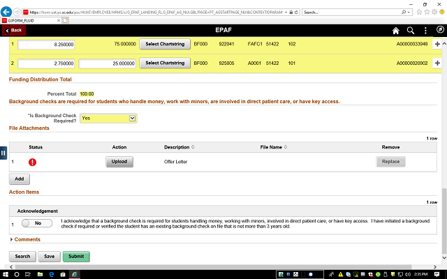 Screen image of this step
