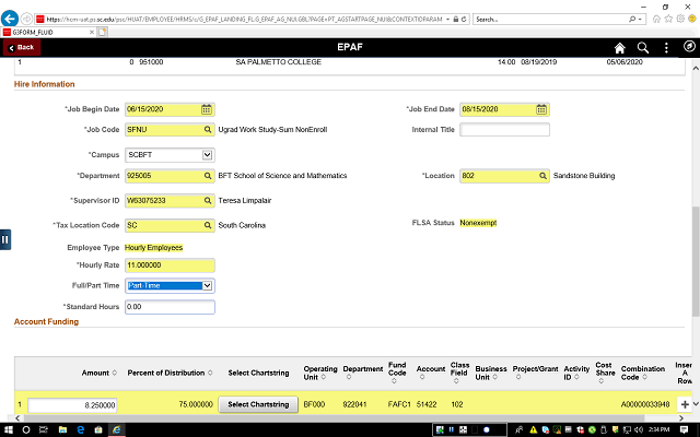 Screen image of this step