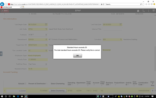Screen image of this step