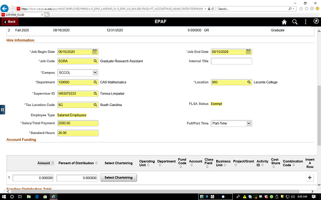 Screen image of this step