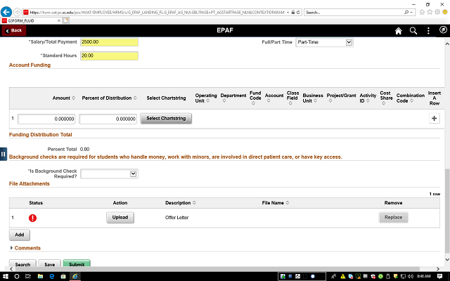 Screen image of this step