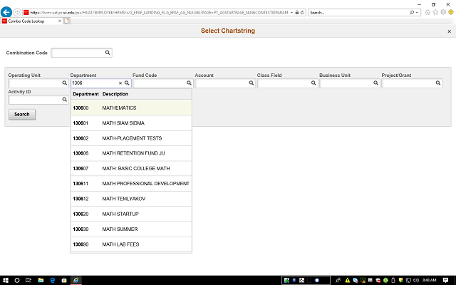 Screen image of this step