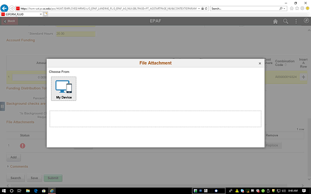 Screen image of this step