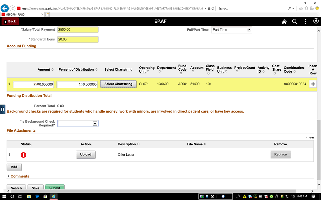 Screen image of this step