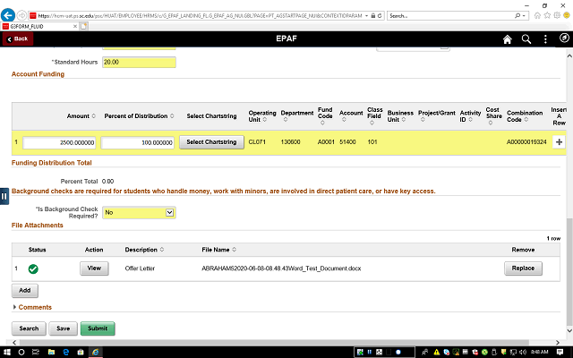 Screen image of this step
