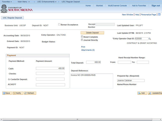 Screen image of this step