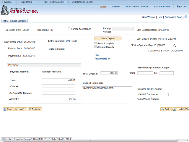 Screen image of this step