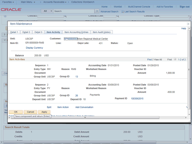 Screen image of this step