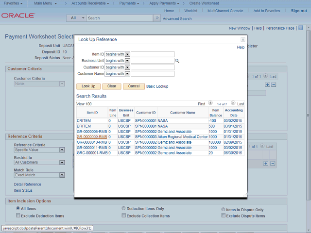 Screen image of this step