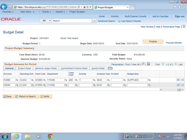 Screen image of this step