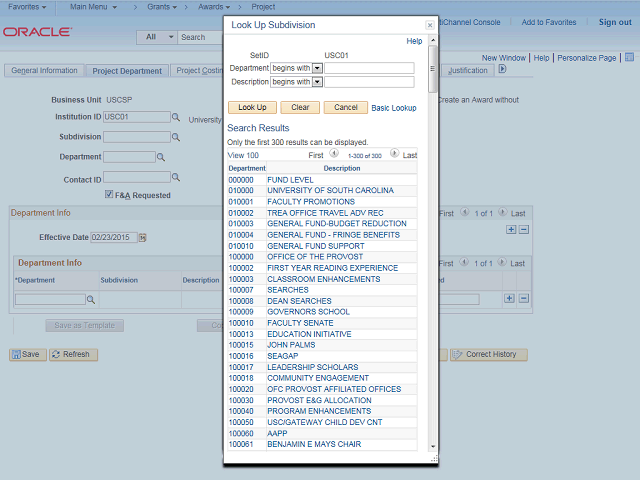 Screen image of this step