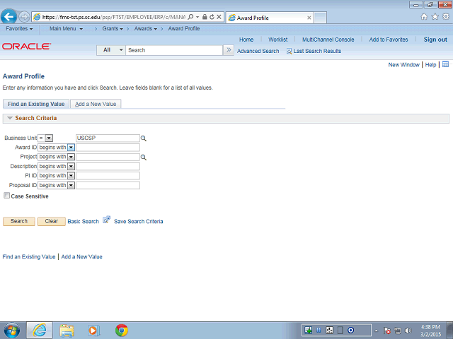 Screen image of this step