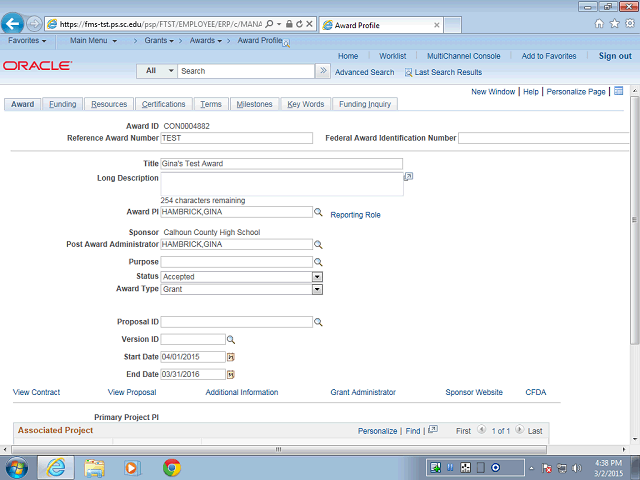 Screen image of this step