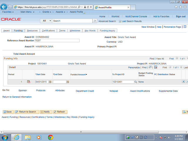 Screen image of this step