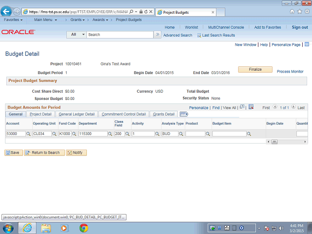 Screen image of this step