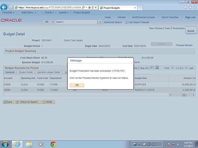 Screen image of this step