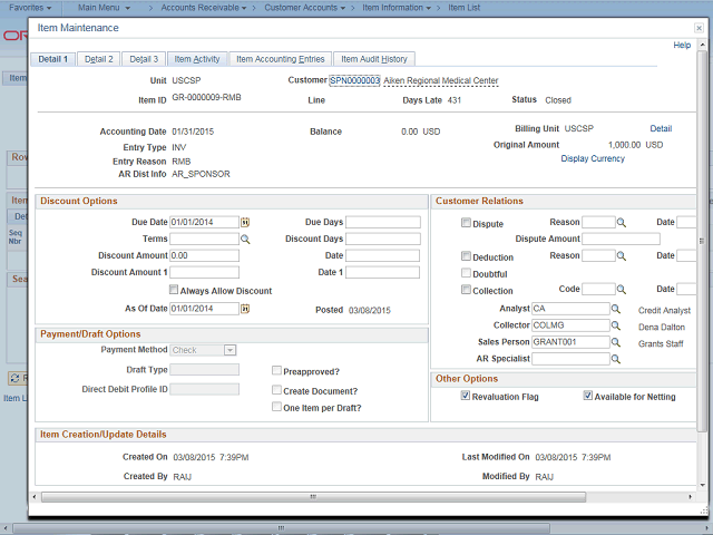 Screen image of this step