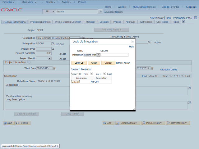 Screen image of this step
