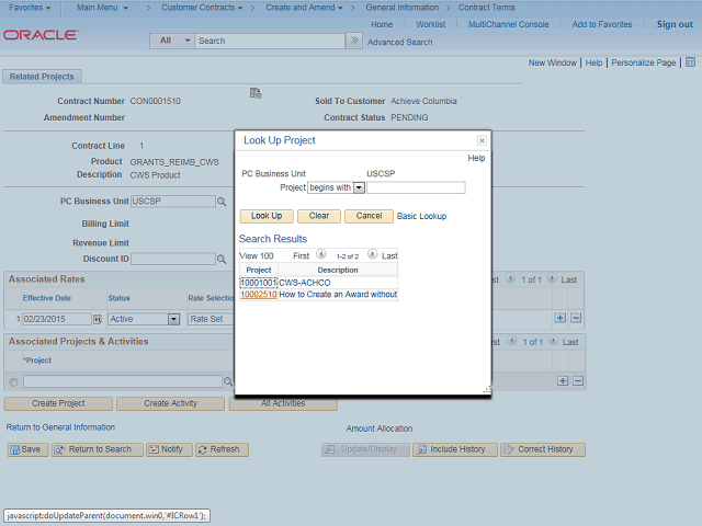 Screen image of this step