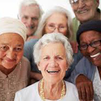 Group of Older People Smiling